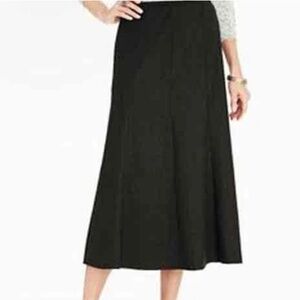 Talbots Classic Black A-Line Skirt